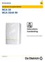 België. Innovens. Condenserende gaswandketels MCA 35 MCA 35/40 MI. Gebruikershandleiding 115874-001-AB