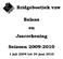 Bridgeboetiek vzw. Balans en Jaarrekening. Seizoen 2009-2010