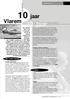 10 jaar Vlarem. Vlarem. 10 jaar [ ZWEMBADEN ] 41 PRE-VLAREM PERIODE VLAREM I. Op 6 februari 2001 is het 10 jaar geleden