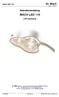 Gebruiksaanwijzing MACH LED 110. LED-spotlamp