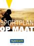 SPORTPLAN P MAAT. Voor sport. Tegen kanker.