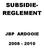 SUBSIDIE- REGLEMENT JBP ARDOOIE