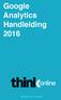 Google Analytics Handleiding 2016