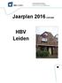 Jaarplan 2016 concept HBV Leiden