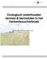 Ecologisch onderhouden bermen & bermsloten in het Herkenbosscherbroek