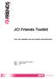 JCI Friends Toolkit Voor het opzetten van een lokale oud-ledenclub