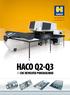 HACO Q2-Q3 CNC REVOLVER PONSMACHINE