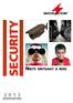 SECURITY. Niets ontgaat u nog 2 0 1 3 CATALOGUE NL 01