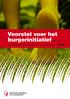 Voorstel voor het burgerinitiatief van de. Nederlandse Vereniging voor Lymepatiënten / 2010