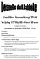 Jaarlijkse bonverkoop 2014 Vrijdag 17/01/2014 om 19 uur