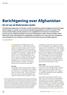 Berichtgeving over Afghanistan De rol van de Nederlandse media
