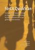 ForCA QuickScan. Snel zicht op bevorderende en belemmerende factoren bij de implementatie van gedragsinterventies