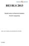 BEI BLS 2013 Bedrijfsvoering van Elektrische Installaties Branche Laagspanning Uitgave van de Vereniging van Energienetbeheerders in Nederland