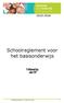 Schoolreglement voor het basisonderwijs