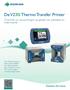 De V230i Thermo Transfer Printer