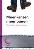 Meer kansen, meer banen. SW-bedrijven als banenmakelaar