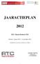 JAARACTIEPLAN. RTC Vlaams-Brabant VZW. Periode 1 januari 2012-31 december 2012