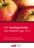 NDF Voedingsrichtlijn voor diabetes type 1 en 2. Evidence- based Voedingsrichtlijn voor mensen met diabetes type 1 en 2
