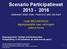 Scenario Participatiewet 2013-2016 Iedereen doet mee, niemand aan de kant