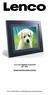 10.4 inch Digitaal Fotoframe DF-1020 GEBRUIKERSHANDLEIDING. Voor informatie en ondersteuning, www.lenco.eu