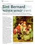 Sint Bernard. Never Mind (1907) Honden op schilderijen
