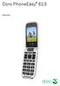 Doro PhoneEasy 613. Nederlands