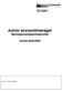 Junior accountmanager Beroepscompetentieprofiel. versie definitief