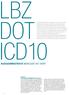 LBZ DOT ICD10. Thema 1: Eenmalige vastlegging aan de bron