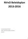NVvO Beleidsplan 2013-2016