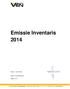 Emissie Inventaris 2014