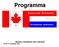 Programma Bezoek Canadezen aan Canisius 10 t/m 17 november 2013