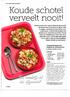 Aardappelsalade met spekjes en cashewnoten. Op zoek naar applaus? Koude schotel verveelt nooit! 8 Proef 040MINUTEN 4PERSONEN BIJGERECHT