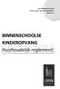 Vzw Kinderopvang Leuven Professor Roger Van Overstraetenplein 1 3000 Leuven. Huishoudelijk reglement