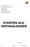 STARTEN ALS ONTHAALOUDER