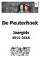 De Peuterhoek Jaargids 2015-2016