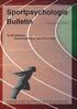 Sportpsychologie Bulletin