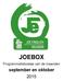 JOEBOX. Programmatieboekje van de maanden