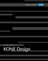 Inspiratie en beleving. KONE Design