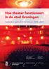 Hoe theater functioneert in de stad Groningen