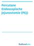 Percutane Endoscopische Jejunostomie (PEJ)