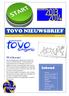 TOVO NIEUWSBRIEF. Inhoud