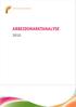Inhoud... 3. 1. Waarom deze Arbeidsmarktanalyse?... 5. 2. De bedrijfstak: de cijfers en het verhaal... 7. 2.1. Highlights... 7. 2.2. De cijfers...