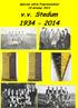 Speciale editie Programmablad 18 oktober 2014 v.v. Stedum 1934-2014