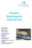 Project Boulangerie Pain de Vie