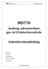 MD770 Analoog, adresseerbare gas- & CO-detectiecentrale Gebruikershandleiding