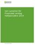 Van Lanschot NV Financieel verslag Halfjaarcijfers 2014