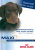 Speciaal voor pups. Gezondheidsvoeding voor grote honden tot 15 maanden MAXI HONDEN VOLWASSEN GEWICHT VAN 25 TOT 45KG