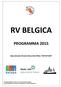 RV BELGICA PROGRAMMA 2015. Operationele Directie Natuurlijk Milieu OD NATUUR