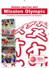 Samen sporten met Mission Olympic De grootste schoolsportcompetitie van Nederland