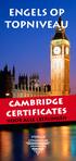 Engels op topniveau. Cambridge Certificates voor alle leerlingen